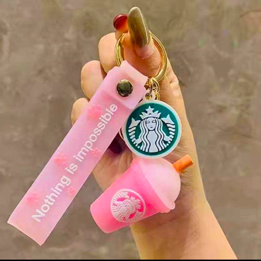 ✨Starbucks Keychain✨Pink Tone✨